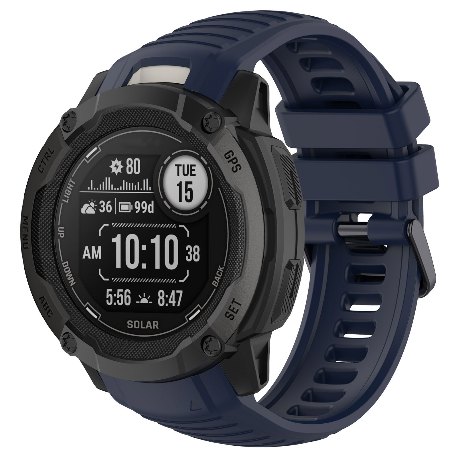 For Garmin Instinct 2X Adjustable Silicone Watch Band Replacement Wrist Strap For Garmin Instinct 2X Adjustable Silicone Watch Band Replacement Wrist Strap